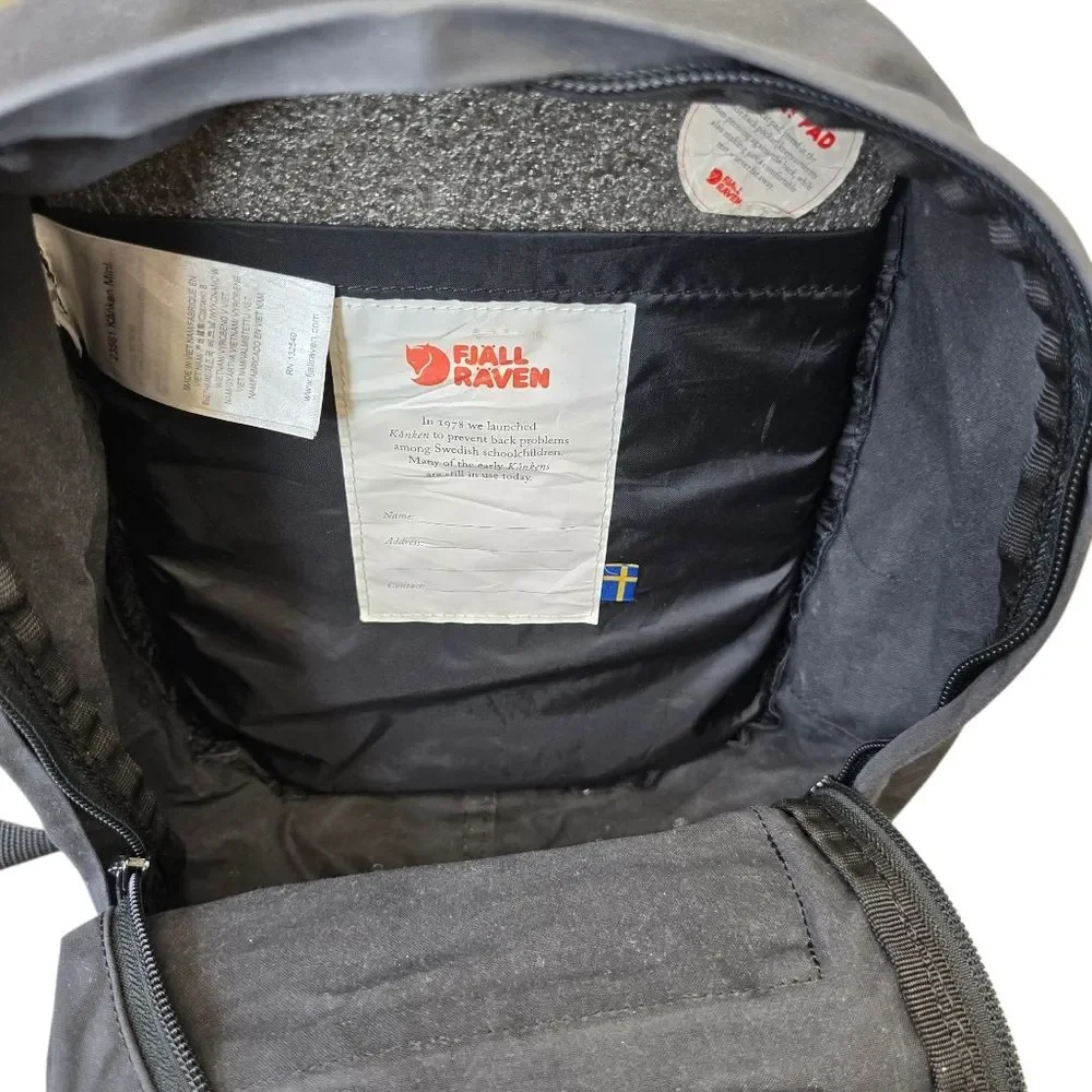 Fjallraven Kånken Mini Black Backpack